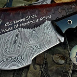 Knife in Hunted – 10" Damascus Steel with Buffalo Horn Handle