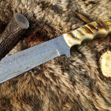 Handmade Seax Blade Knife – Viking Full Tang Fixed