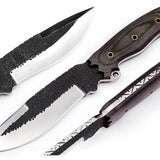 Custom Handcrafted Full Tang 1095 High Carbon Steel Camp Knife