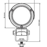 D8 Swivel 2500 eLumen, 12-24V