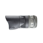 Gray aluminum nut for JET S model with ridged bands and metal screw heads