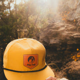 Pike Trail Rawhide Leather Patch Hats