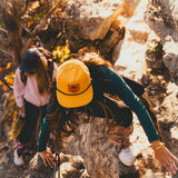 Pike Trail Rawhide Leather Patch Hats
