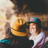 Pike Trail Rawhide Leather Patch Hats