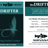 theDRIFTER Furled Leader (FLOATING Dry Fly Leader)