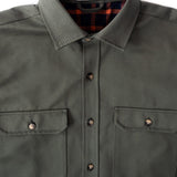Lined Yukon Flannel Shirt Jacket, Olive