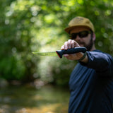 IVO® DuoPrime 5" Black Semi Flex Curved Boning Knife