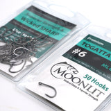Moonlit TOGATTA ML801 Premium Barbless Hook (50 pack)