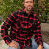 Field Grand Flannel, Huntsman Plaid in Black
