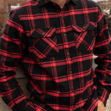 Field Grand Flannel, Huntsman Plaid in Black