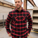 Field Grand Flannel, Huntsman Plaid in Black