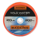 Dacron Backing, 20# | 200 yards | Bright Orange | Wild Water Fly Fishing