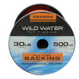 Dacron Backing, 30# | 500 yards | Bright Orange | Wild Water Fly Fishing