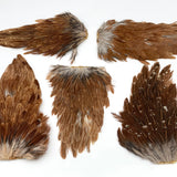 India Hen Back feather patch (Moonlit)