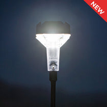 LightRanger 800 Mini lantern head with bright white light on compact tripod pole