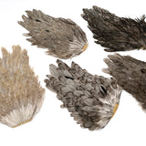 India Hen Back feather patch (Moonlit)