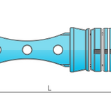 Seaguide Aluminum Fly Reel Seat Model XFS