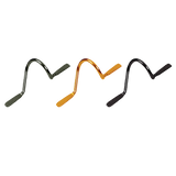Snake guide set with green, gold, and black finishes; curved arch and two feet each
