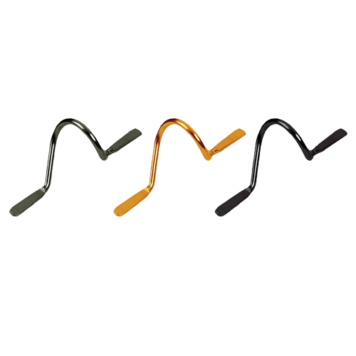 Snake guide set with green, gold, and black finishes; curved arch and two feet each