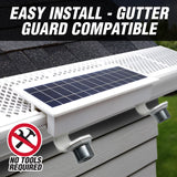 EZ Solar Home Security FLEXIT Spotlight - Gutter Mounted