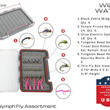 Euro Nymphing Fly Fishing Kit, 3wt Euro Nymphing Rod | 10ft | 4-piece | Wild Water Fly Fishing