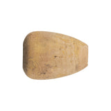 Light tan cork fighting butt grip with rounded end