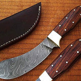 Damascus Hunting Skinning Knife