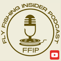 Fly Fishing Insider Podcast gift card with circular microphone logo and FFIP text