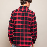 Field Grand Flannel, Huntsman Plaid in Black