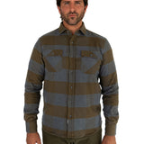 Field Grand Flannel, Caper Green