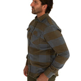 Field Grand Flannel, Caper Green