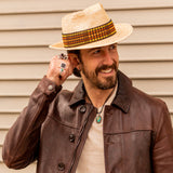 Fedora Palm Leaf Straw Hat