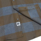 Field Grand Flannel, Caper Green