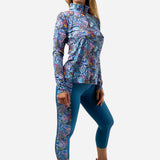 Enchanted Grayling Pocket Capri Leggings