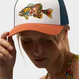 Boho Bass Trucker Hat