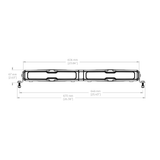 V24 Black 8600 eLumen 24"  Hyperion Series Light Bar