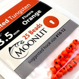 Moonlit Slotted Tungsten Beads (25 pack)