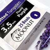Moonlit Slotted Tungsten Beads (25 pack)