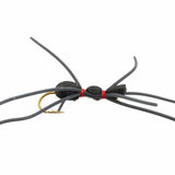 Foam Spider, Size 14 | Black | Qty. 6 | Wild Water Fly Fishing