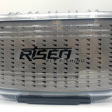 Waterproof fly boxes with gray foam insert