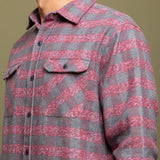 Grand Flannel, Burgundy