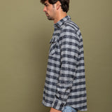 Grand Flannel, Charcoal Gingham
