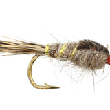 Gold Ribbed Hare's Ear Nymph, Size 12 | Qty. 6 | Wild Water Fly Fishing