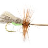 Goddard Caddis with Chartreuse Underside, Size 12 | Qty. 6 | Wild Water Fly Fishing