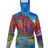 Grand Canyon Lightweight Mountain Graphic Hoodie