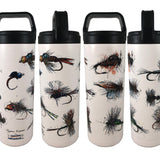 Bunch of Flies Hot/Cold Beverage Bottle-20 Oz., White