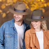 Wool Felt Flat Brim Hat Trendly Gypsy