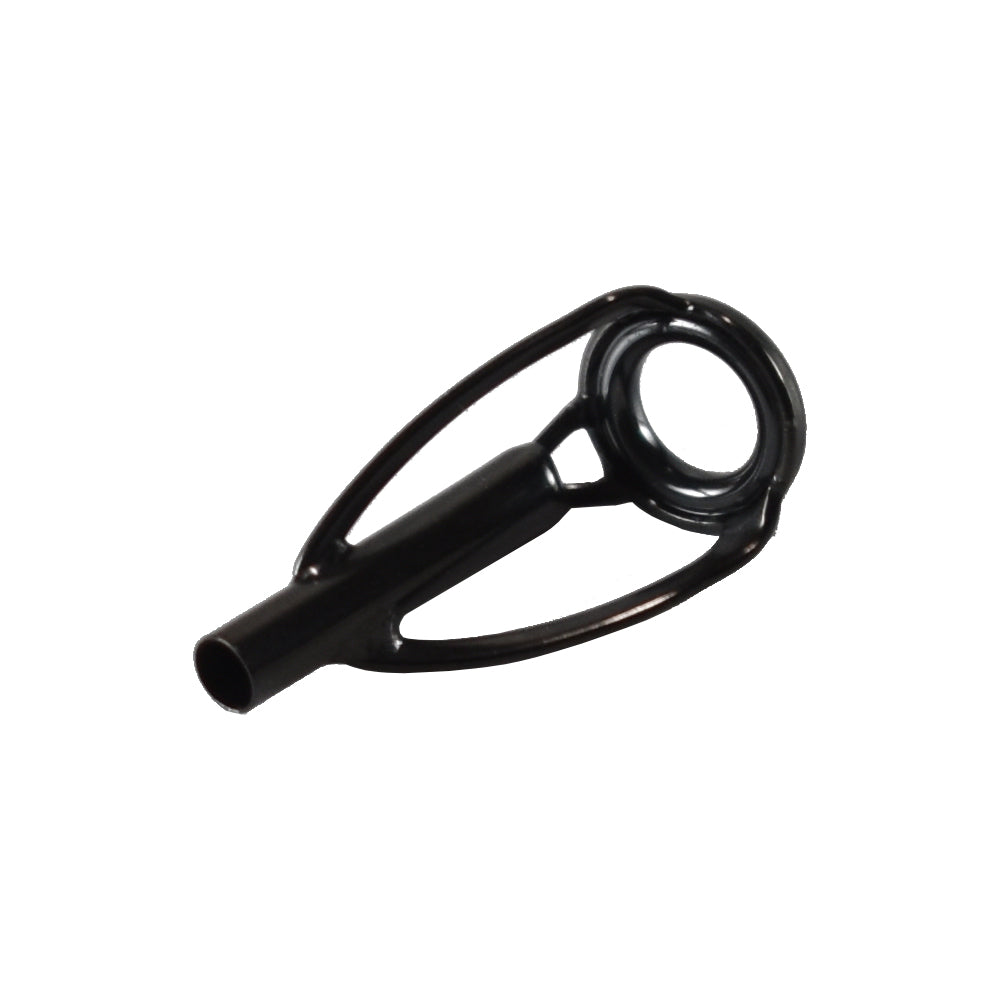 Black PVD tip top with circular ring frame and tubular guide