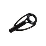 Black PVD tip top with circular ring frame and tubular guide