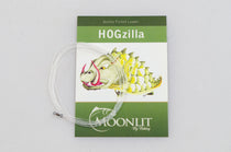 HOGzilla furled leader line on card packaging with metal end connector